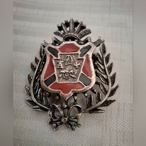ANTIQUE Vintage Coat of Arms Brooch Men's